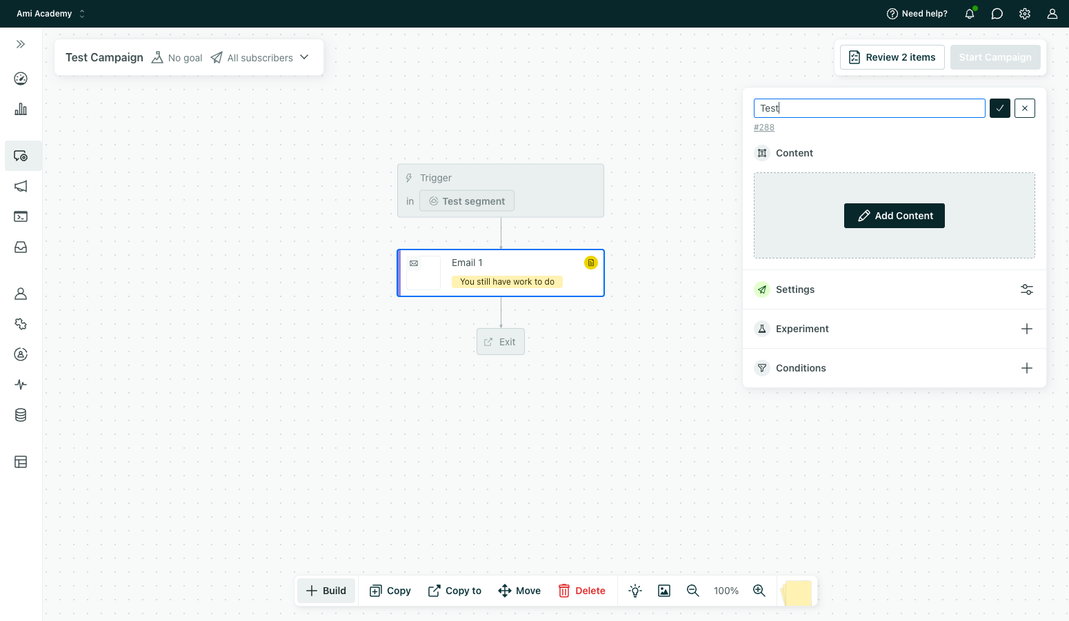 add an email to your workflow