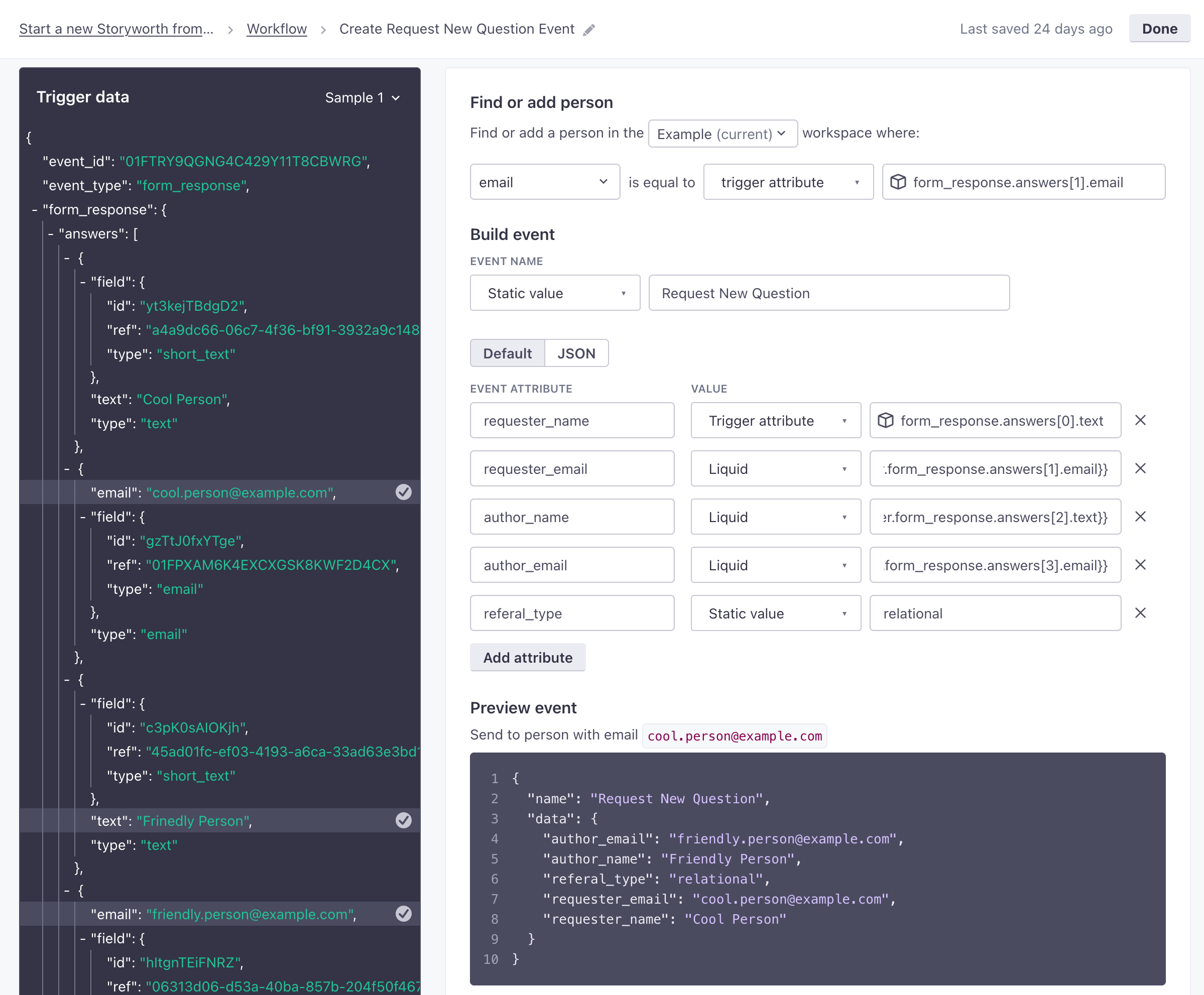 Create event in any automation