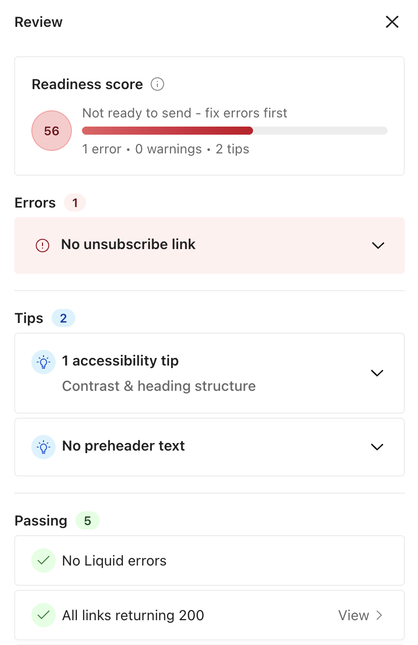 Design Studio: find and fix errors with the new review panel