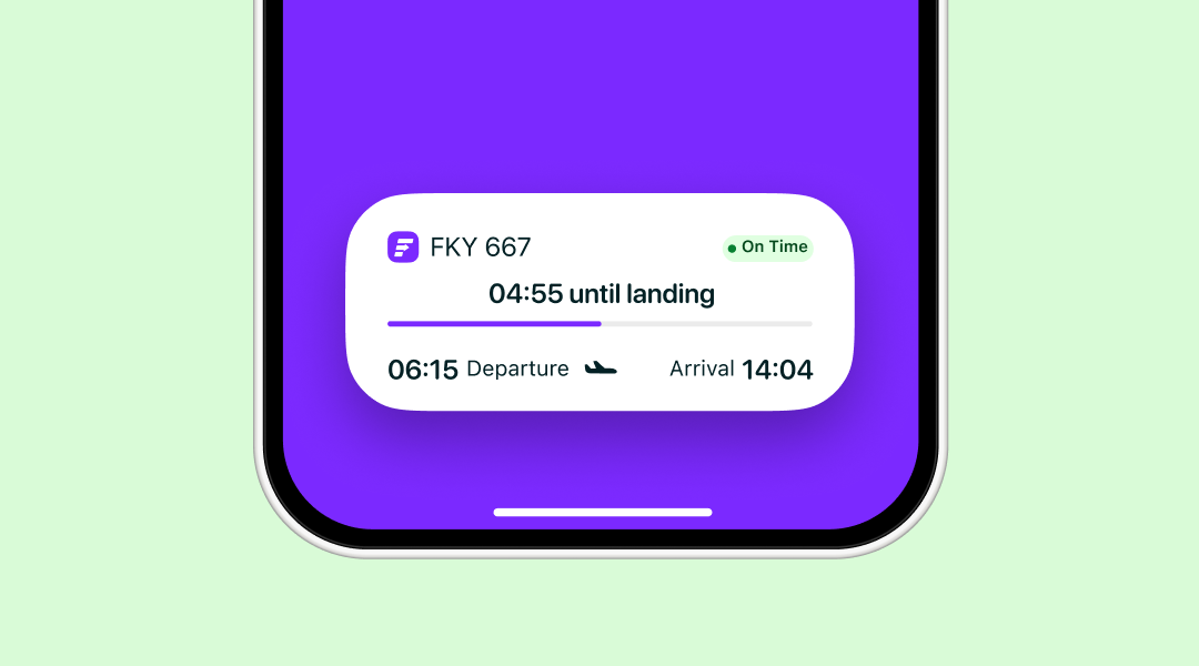 Live notifications: real-time updates without opening your app