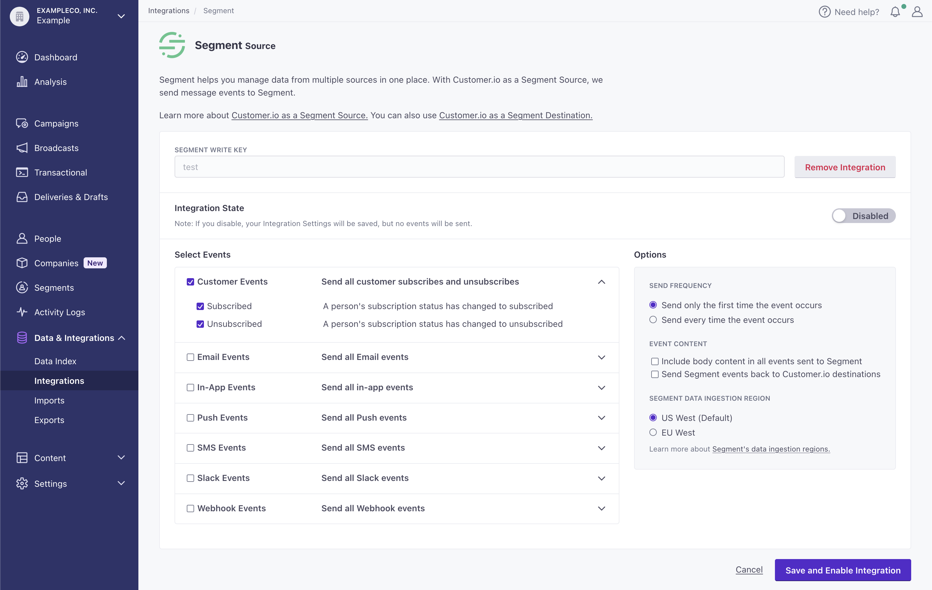 An upgraded Segment Source integration